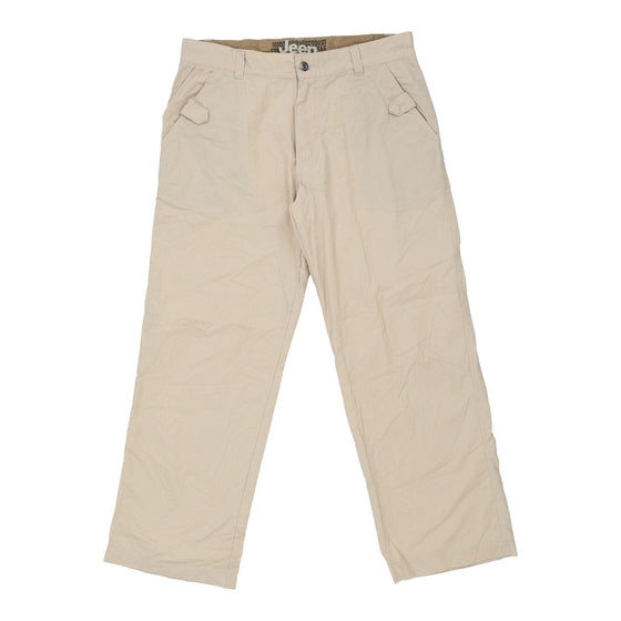 Vintage beige Jeep Trousers - mens 32" waist