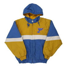  Vintage block colour St. Louis Blues Logo 7 Jacket - mens large