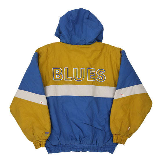 Vintage block colour St. Louis Blues Logo 7 Jacket - mens large