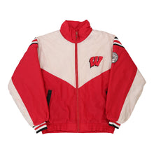  Vintage red Wisconsin Badgers Pro Player Jacket - mens x-large