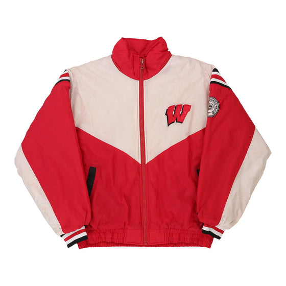 Vintage red Wisconsin Badgers Pro Player Jacket - mens x-large