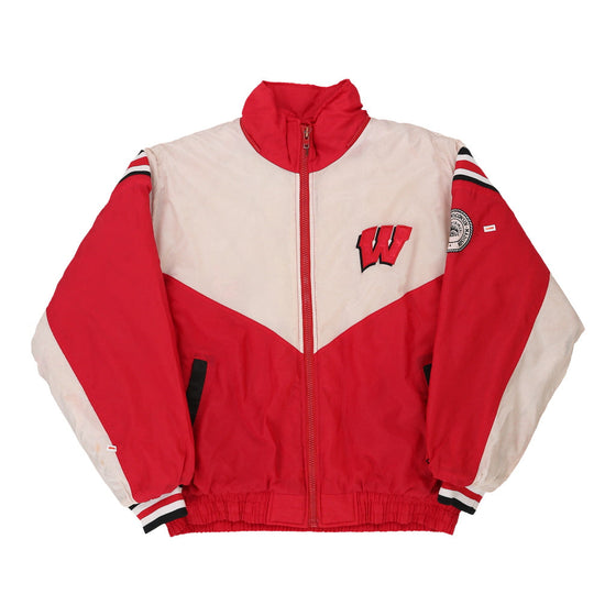 Vintage red Wisconsin Badgers Pro Player Jacket - mens x-large