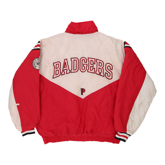 Vintage red Wisconsin Badgers Pro Player Jacket - mens x-large