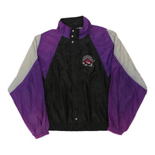  Vintage black Toronto Raptors Logo 7 Jacket - mens x-large