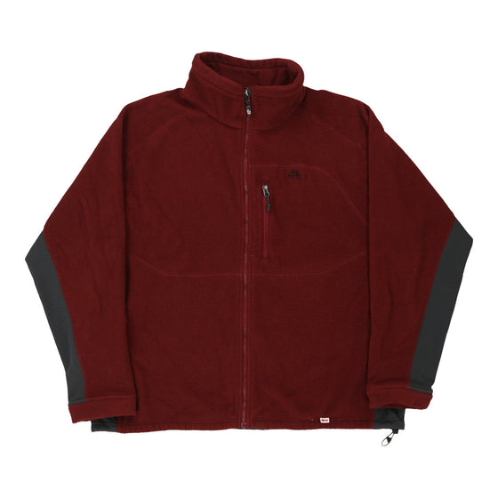 Vintage burgundy Nike Acg Fleece - mens x-large