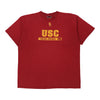 Vintage burgundy USC Trojan Football Nike T-Shirt - mens x-large