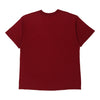 Vintage burgundy Nike T-Shirt - mens x-large