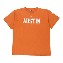  Vintage orange Austin Nike T-Shirt - mens large