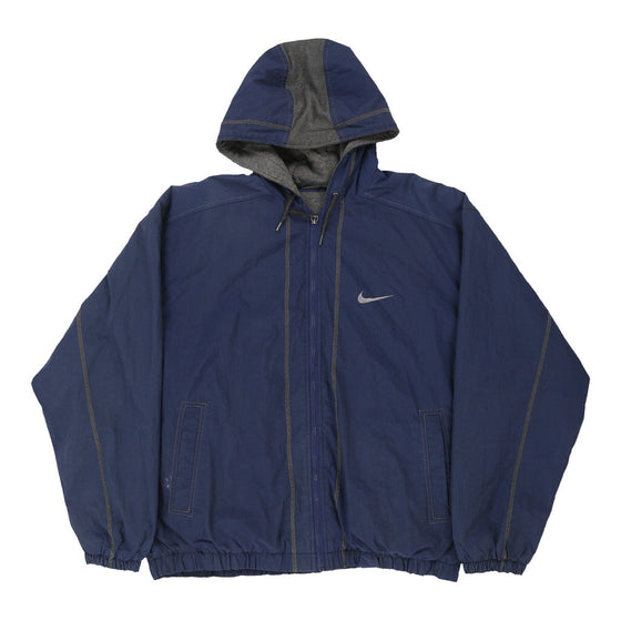 Vintage navy Nike Jacket - mens large