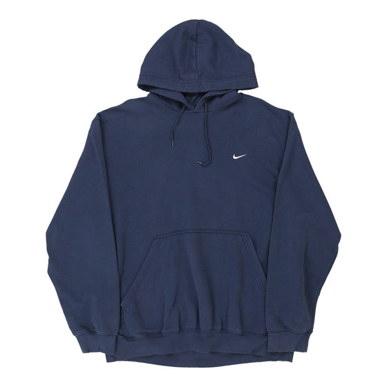 Vintage navy Nike Hoodie - mens x-large