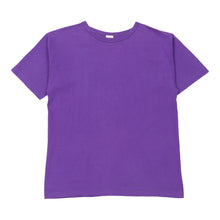  Vintage purple Single Stitch Fruit Of The Loom T-Shirt - womens large