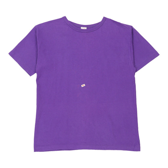 Vintage purple Single Stitch Fruit Of The Loom T-Shirt - womens large