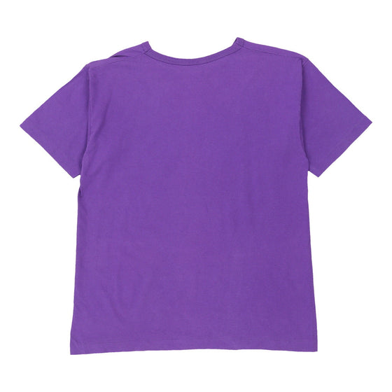 Vintage purple Single Stitch Fruit Of The Loom T-Shirt - womens large