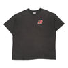 Vintage black Single Stitch Parker #10 Hanes T-Shirt - mens xx-large