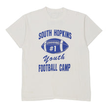  Vintage white Single Stitch South Hopkins Football Club Unbranded T-Shirt - mens large