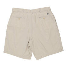  Vintage beige Polo Ralph Lauren Chino Shorts - mens 35" waist