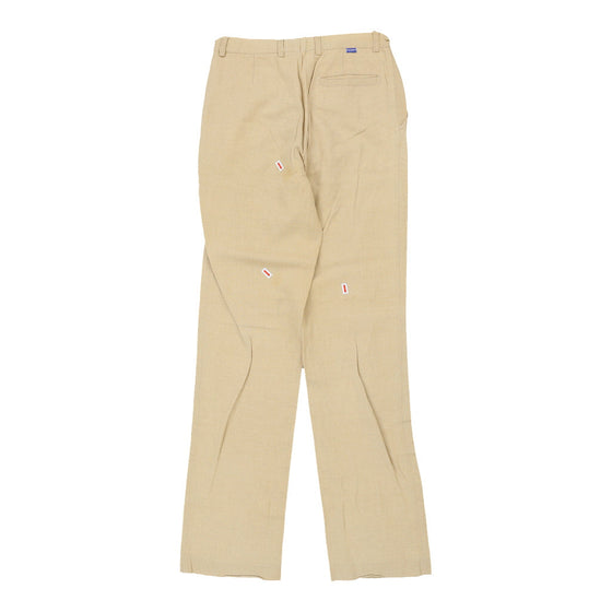 Vintage beige Penny Trousers - womens 28" waist