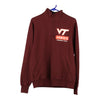 Vintage burgundy Hokies Virginia Tech Champion 1/4 Zip - mens small