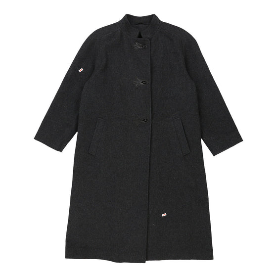 Aquascutum Overcoat - Large Grey Wool Blend