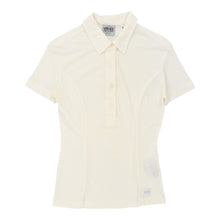  Versace Jeans Couture Polo Shirt - Small Cream Polyamide