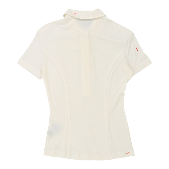 Versace Jeans Couture Polo Shirt - Small Cream Polyamide