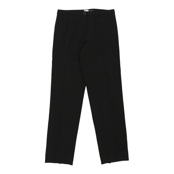 Armani Trousers - Large Black Cotton Blend