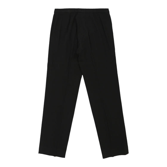 Armani Trousers - Large Black Cotton Blend