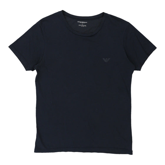 Vintage blue Emporio Armani T-Shirt - mens small