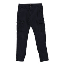  Napapijri Cargo Trousers - 35W UK 14 Navy Cotton