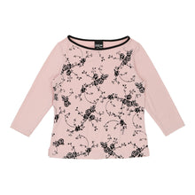  Avenue Of The Stars Floral Long Sleeve Top - Large Pink Polyester Blend - Thrifted.com