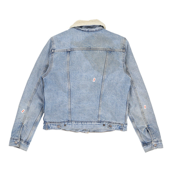 Levis Cropped Denim Jacket - Small Blue Cotton denim jacket Levis   