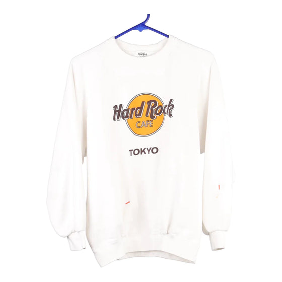 Vintage white Tokyo Hard Rock Cafe Sweatshirt - mens large