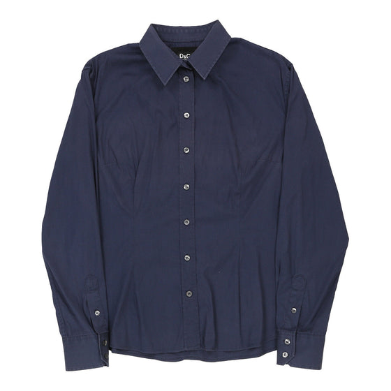 Dolce & Gabbana Shirt - Small Navy Cotton