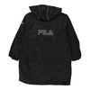 Vintage black Fleece Lined Fila Jacket - mens x-large