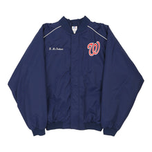  Vintage navy Washington Nationals B. McFarland Russell Athletic Bomber Jacket - mens large