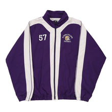  Vintage purple Albion College Football Russell Athletic Jacket - mens xx-large