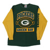 Vintage green Age 18-20, Green Bay Packers Team Gated Long Sleeve T-Shirt - boys x-large