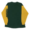 Vintage green Age 18-20, Green Bay Packers Team Gated Long Sleeve T-Shirt - boys x-large