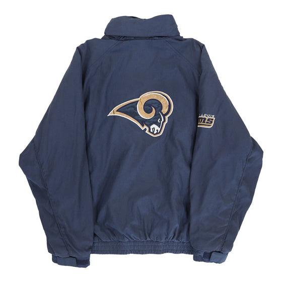 90s Starter St. Louis Rams NFL Jacket Blue L 