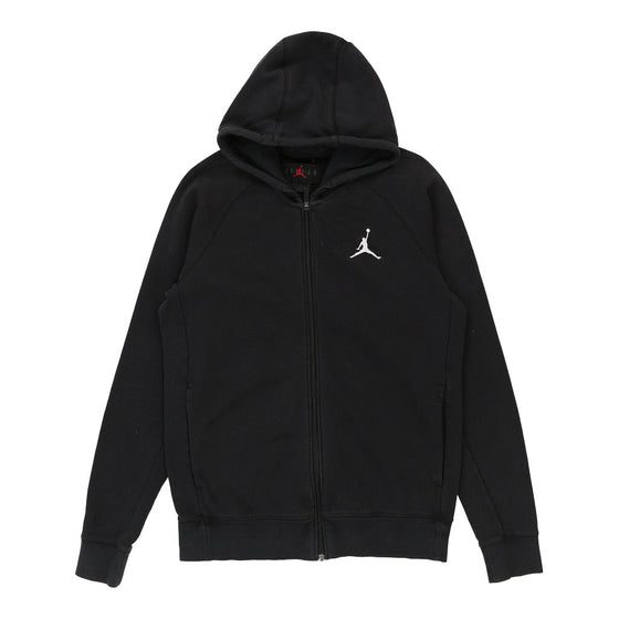 Vintage black Air Jordan Hoodie - mens medium