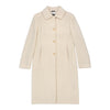 Les Copains Overcoat - Medium Cream Wool Blend