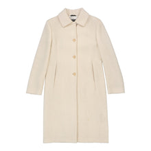  Les Copains Overcoat - Medium Cream Wool Blend