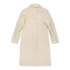 Les Copains Overcoat - Medium Cream Wool Blend