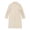 Les Copains Overcoat - Medium Cream Wool Blend