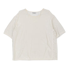  Gianfranco Ferre Blouse - Large White Polyester Blend