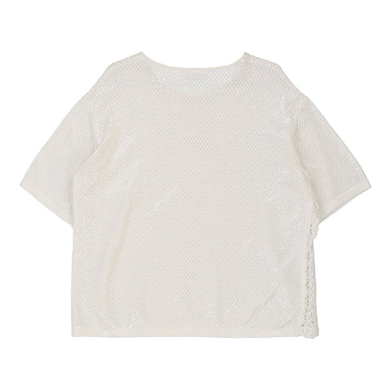 Gianfranco Ferre Blouse - Large White Polyester Blend