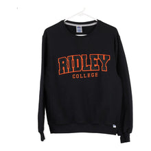  Vintage black Ridley College Russell Athletic Sweatshirt - mens small