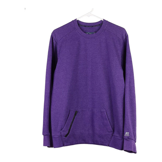 Vintage purple Russell Athletic Sweatshirt - mens medium