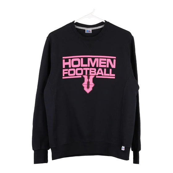 Vintage black Holmen Football Russell Athletic Sweatshirt - womens medium