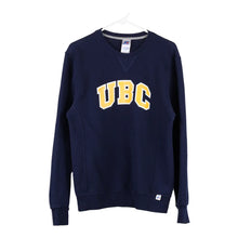  Vintage navy UBC Russell Athletic Sweatshirt - mens medium